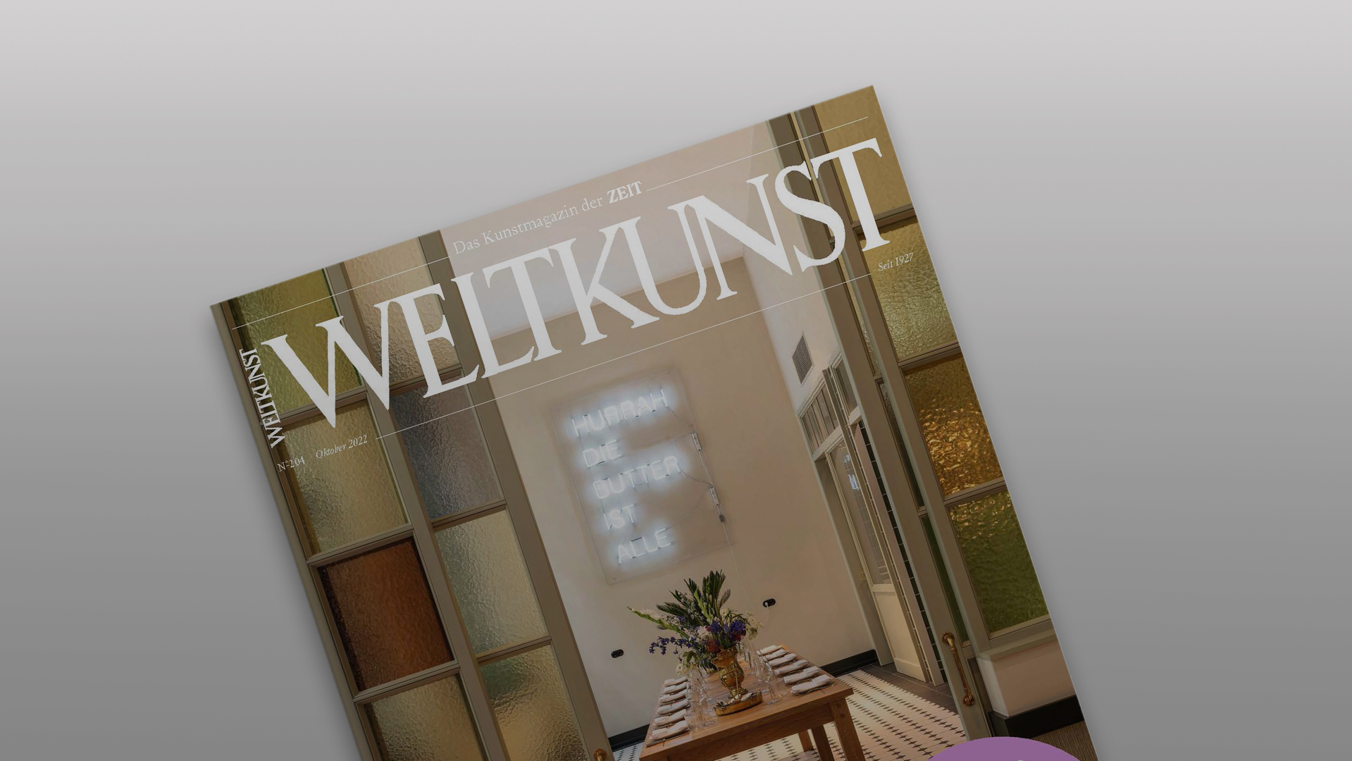 WELTKUNST Cover
